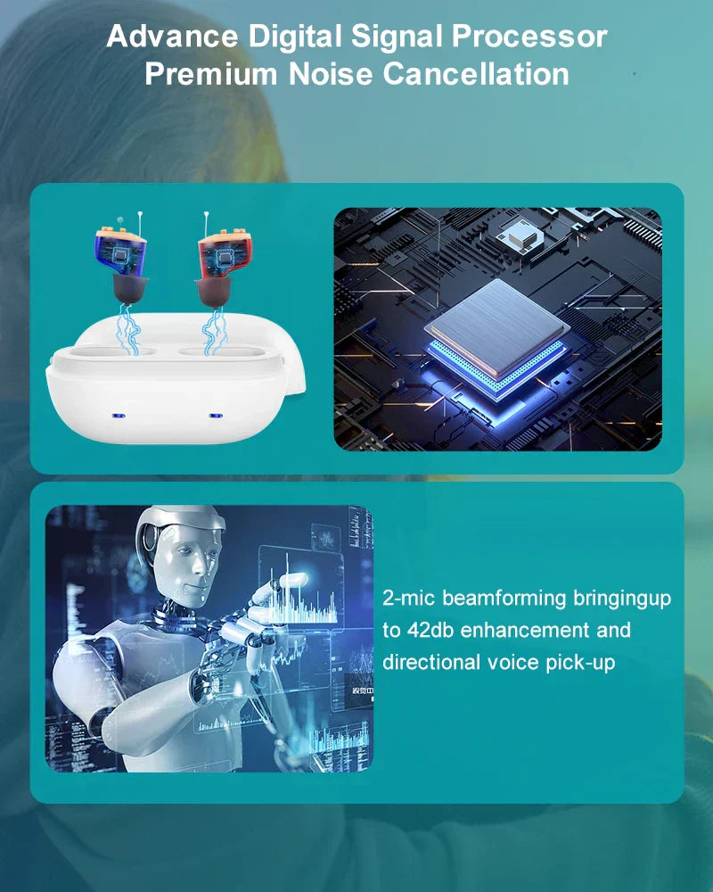 HeaSouls™ CIC Invisible Hearing Aids (Pair Of 2)