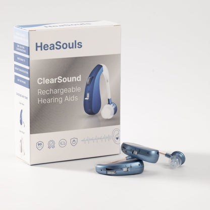 HeaSouls™️ ClearSound Rechargeable Hearing Aids (Pair Of 2)
